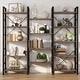 preview thumbnail 3 of 60, Large Triple Wide 5-Shelf Etagere Bookcase