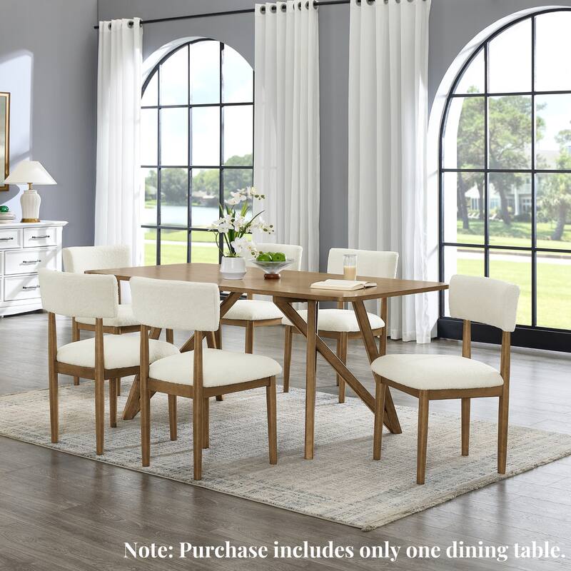 Roundhill Furniture Axler 70-in Length Dining Table