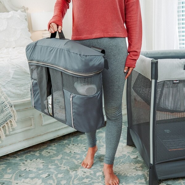 Chicco Lullaby Zip All-in-One Portable Playard, Driftwood
