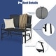 preview thumbnail 17 of 18, Costway Patio Glider Rocking Bench Double 2 Person Chair Loveseat - See Details