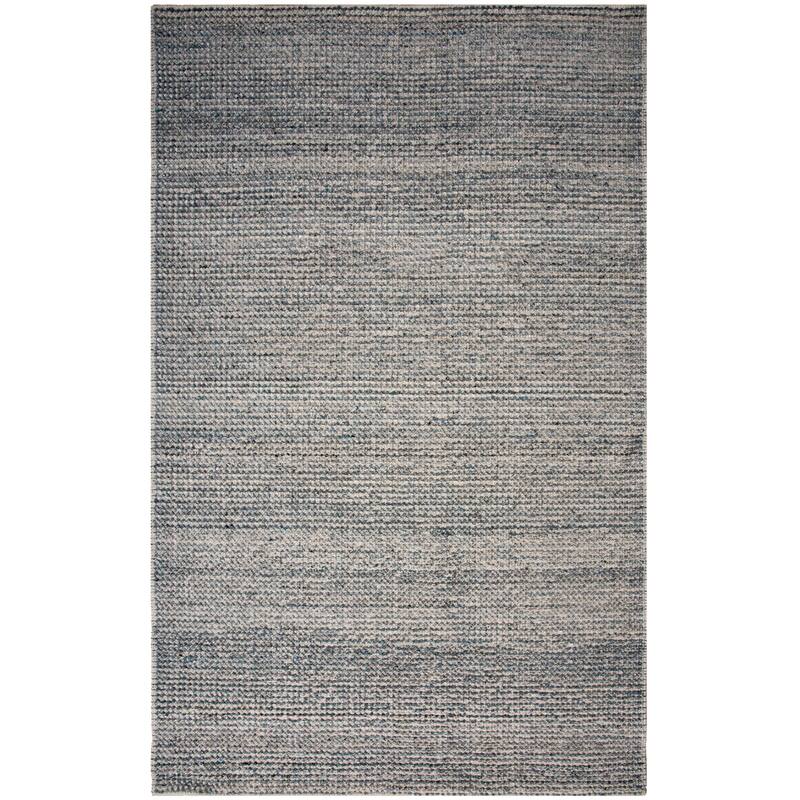 Alora Decor Dusk Contemporary Polyester Area Rug - Teal/Ivory - 7'9 x 9'9