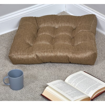 Klear Vu Gripper Home Square Seat Non-Slip Tufted Extra Thick Floor Cushion
