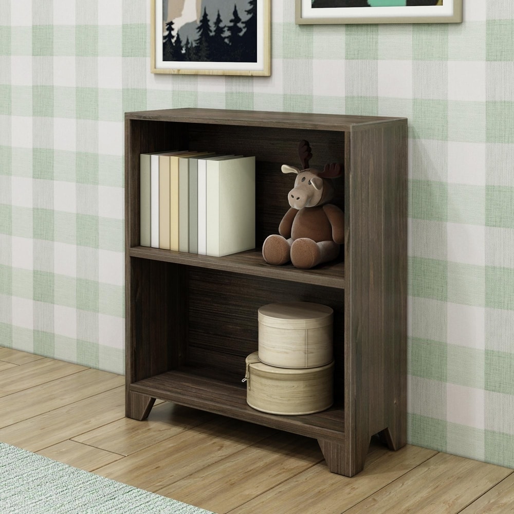 Max and Lily Farmhouse 2-Shelf Bookcase