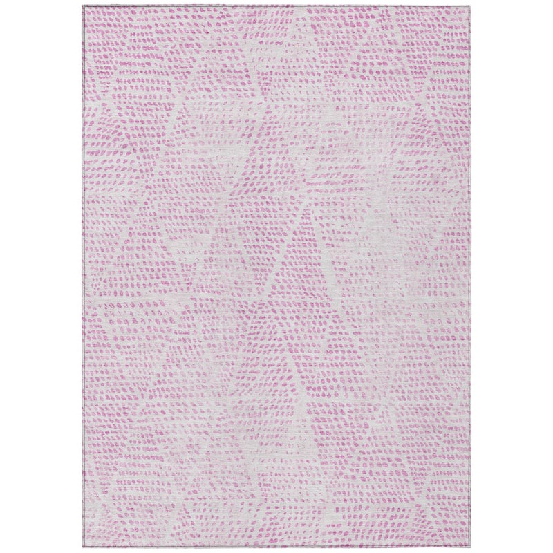 HomeRoots Geometric Transitional Rectangle Outdoor Rug