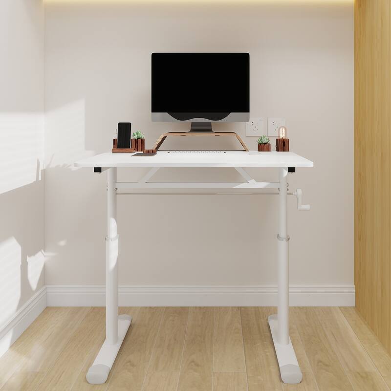 Adjustable Study Desk for Kids & Adults - Height-Adjustable, Multi-Purpose Home/Office Desk, Compact Design