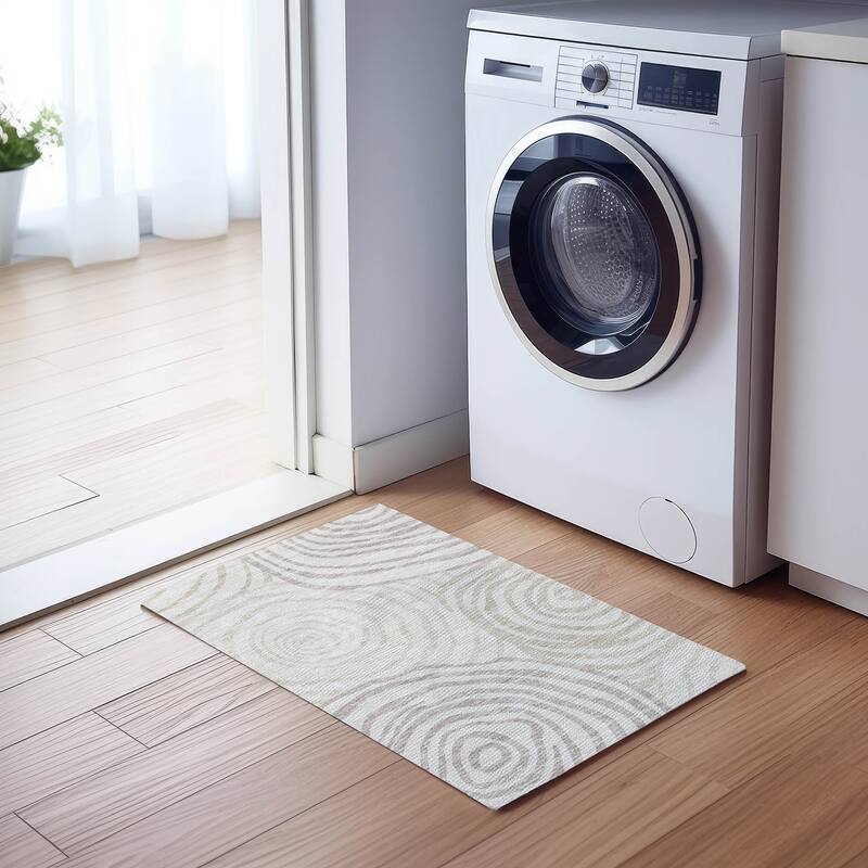 Machine Washable Indoor/ Outdoor Chantille Contemporary Dimensions Rug