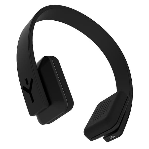 Black A1 Bluetooth 4.1 Headphones with Built-in Mic and 12 Hour Battery
