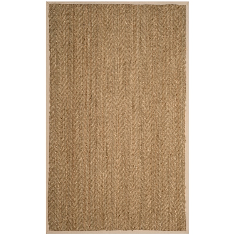SAFAVIEH Natural Fiber Oceana Herringbone Seagrass Rug