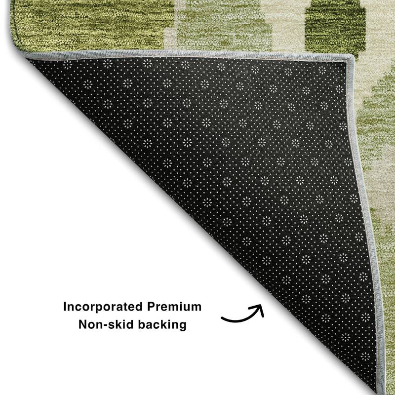 Premium Washable Super Soft Boho Ikat Mayfield Rug