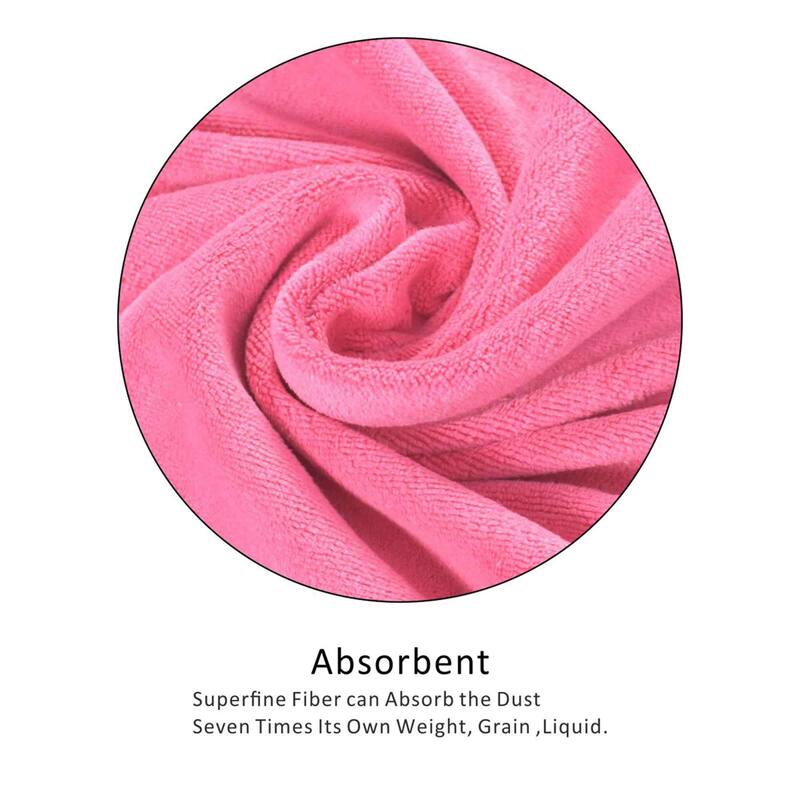 6 Piece 3 Color Extra Absorbent Towel Set Multipurpose - 27"x55"