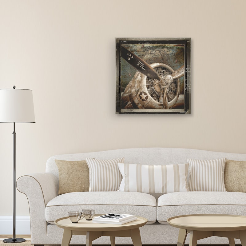Wing and a Prayer by Mindy Sommers Canvas Art Print