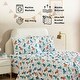 preview thumbnail 4 of 82, HLC.ME Printed Kids Bed Sheets - Patterned Bed Sheet Set - Wrinkle Resistant & Ultra Soft - For Mattresses up to 15 Inches Deep
