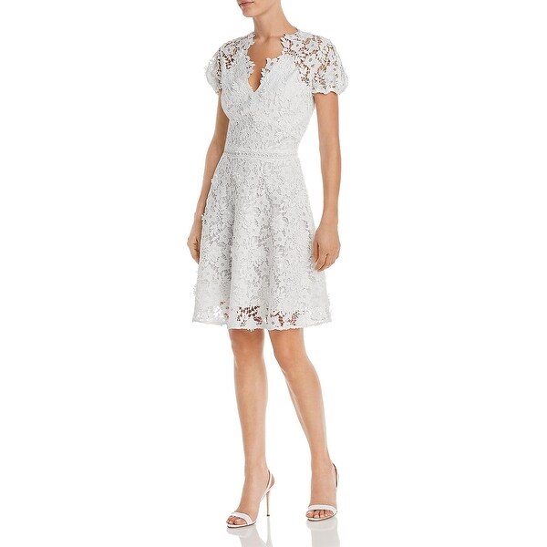 white sundress with flowers