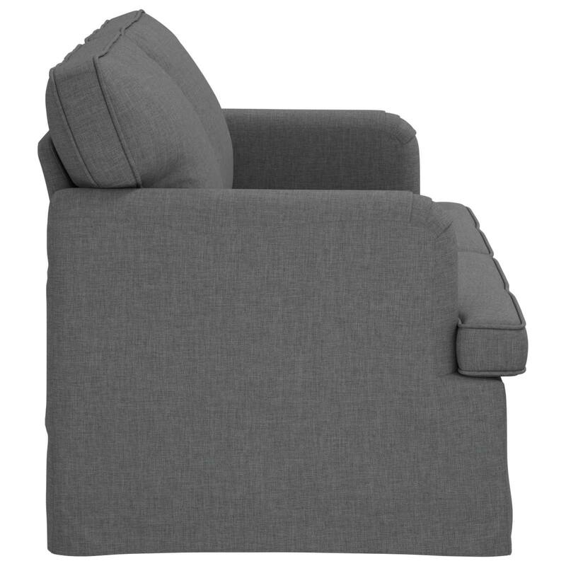 vidaXL Sofa Dark Grey in Fabric