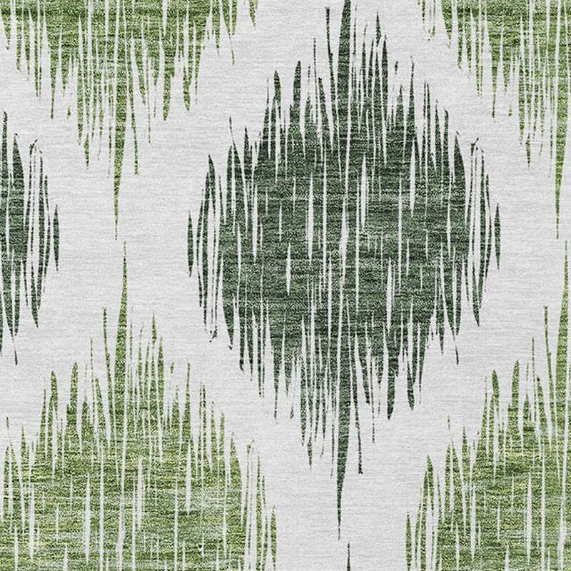 HomeRoots Ikat Transitional Rectangle Outdoor Rug