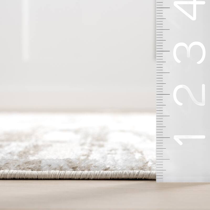 Nuloom Cambria Geometric Machine Washable Area Rug
