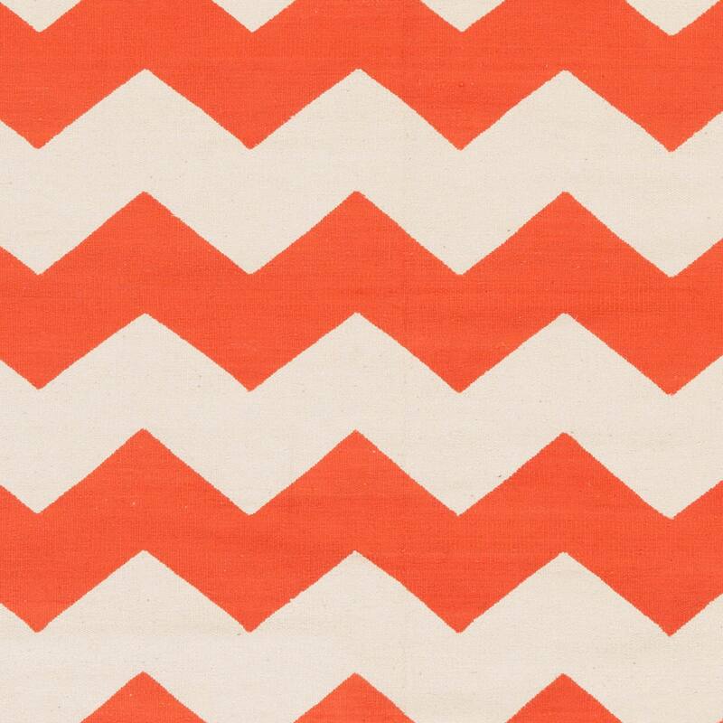 Hand-Woven Macy Chevron Cotton Rug