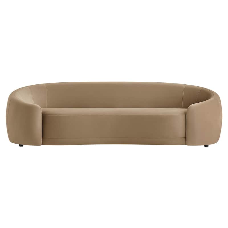 Contessa Curved Performance Velvet Sofa