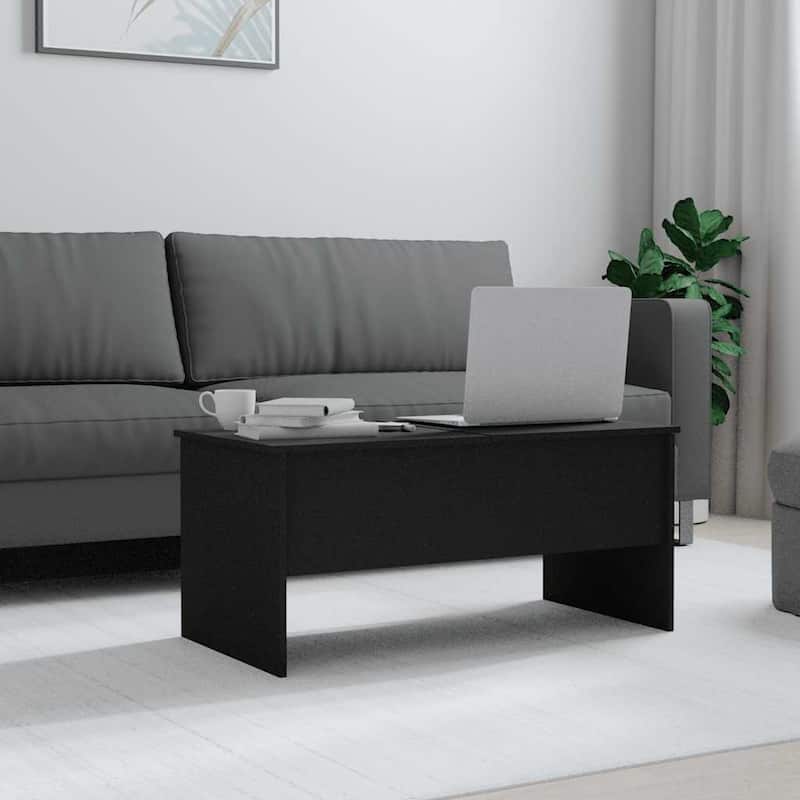 vidaXL Coffee Table Lift Top End Table Accent Side Sofa Table Engineered Wood - 40.2" x 19.9" x 18.3"