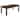Coleman Rectangular 79-inch Dining Table Rustic Golden Brown