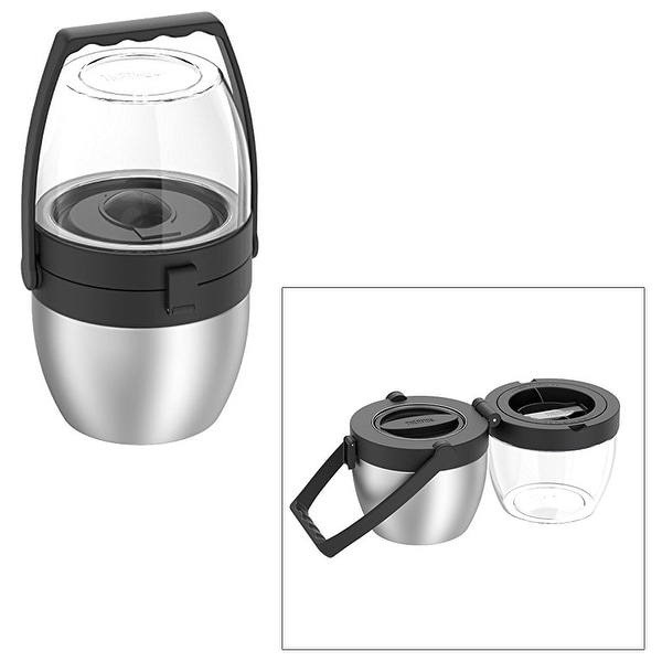 thermos dual compartment food flask