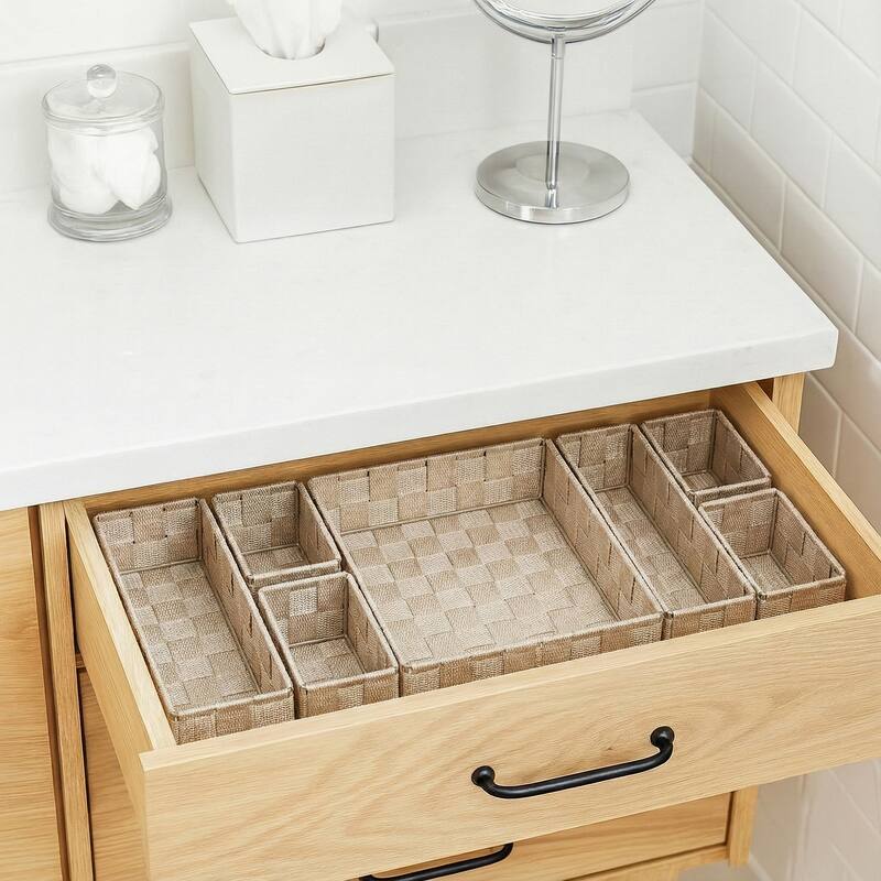 7-Piece Drawer Organizer Set - 10.5 L x 8 W x 2.5 H