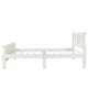 preview thumbnail 33 of 38, Solid Wood Twin Platform Bed with Sleigh Headboard - No Box Spring Needed