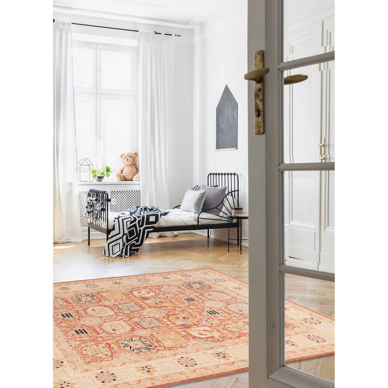 ECARPETGALLERY Hand-knotted Pako Persian 18 Of 20 Copper Wool Rug - 7'11 x 10'3