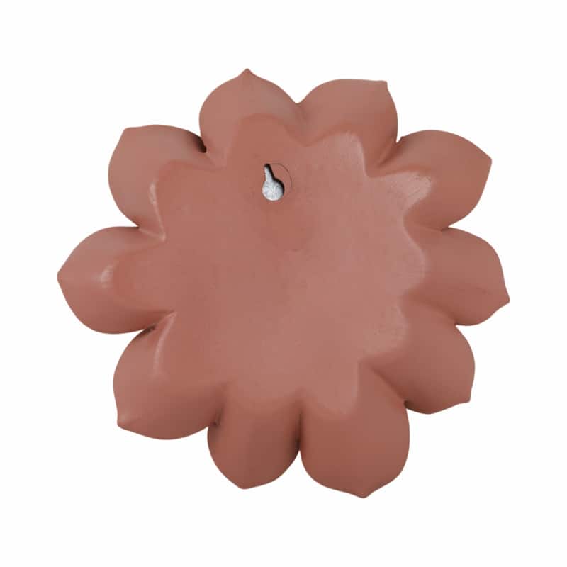 Resin Succulent Wall Decor Flower Design - Pink, 8" - 8.25"