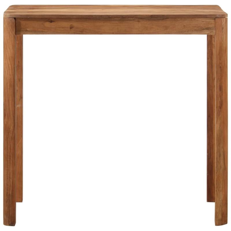 vidaXL Bar Table Kitchen Pub Dining Room Breakfast Table Solid Wood Sheesham - 21.7 x 43.3 x 41.7 in