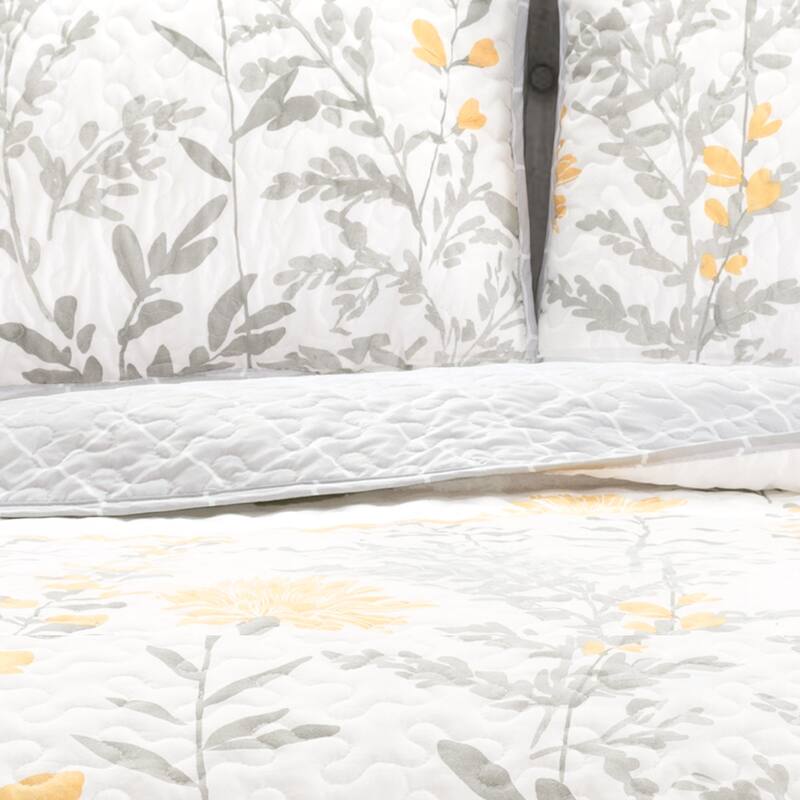 Lush Decor Copper Grove Patos Reversible 3-piece Quilt Set