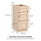 preview thumbnail 3 of 24, Design House Brookings Kitchen Base Cabinet, Unfinished Birch, Birch, 15"