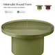 preview thumbnail 5 of 14, HULALA HOME Modern Round Coffee Table with Enamel Finish