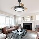 preview thumbnail 27 of 44, 36" Modern Retractable Ceiling Fan with Led Light, 6-Speed Reversible Ceiling Fan with Remote - 36