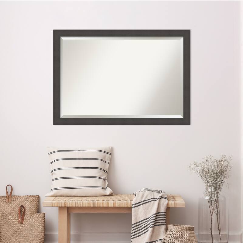 Blaine Narrow Beveled Framed Wall Mirror