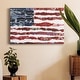 preview thumbnail 7 of 5, Patriotic Collage Flag II Premium Gallery Wrapped Canvas - Ready to Hang