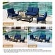 preview thumbnail 39 of 99, 5-Piece Teak Outdoor Conversation Set with Tables.