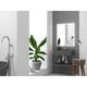 Pyramid Solid Surface Wall-Mounted Bathroom Sink