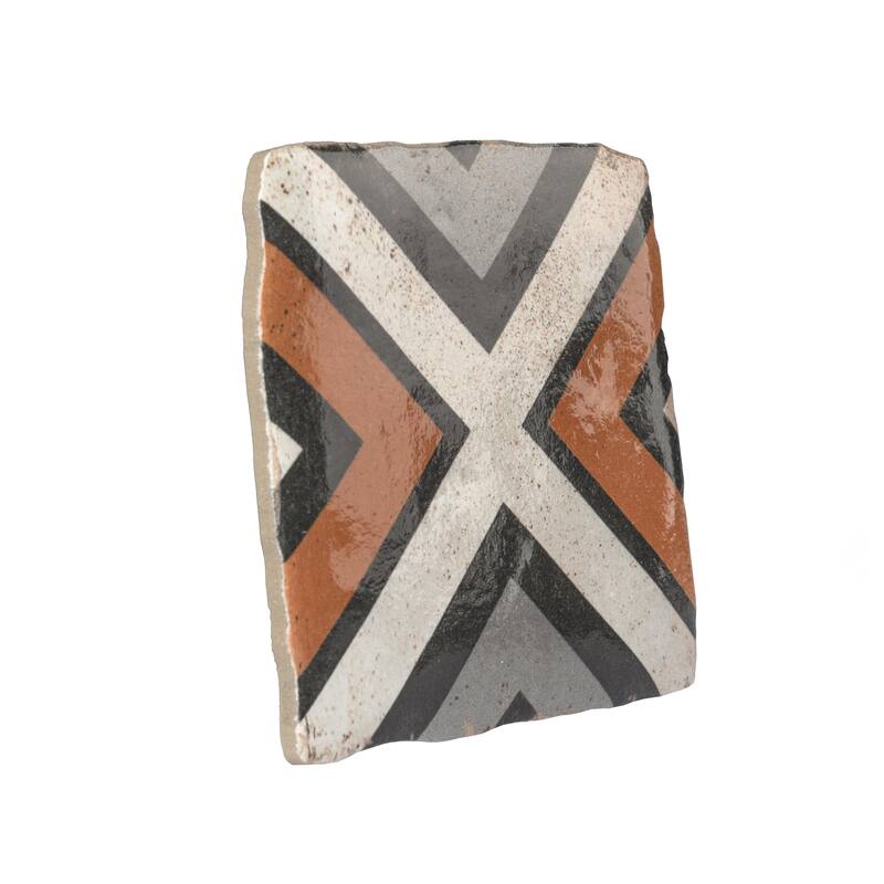 Merola Tile Benisa Marelle Teja with Aida Taco 11-7/8" x 17-3/4" Porcelain Floor and Wall Tile - Case (22 Tiles)