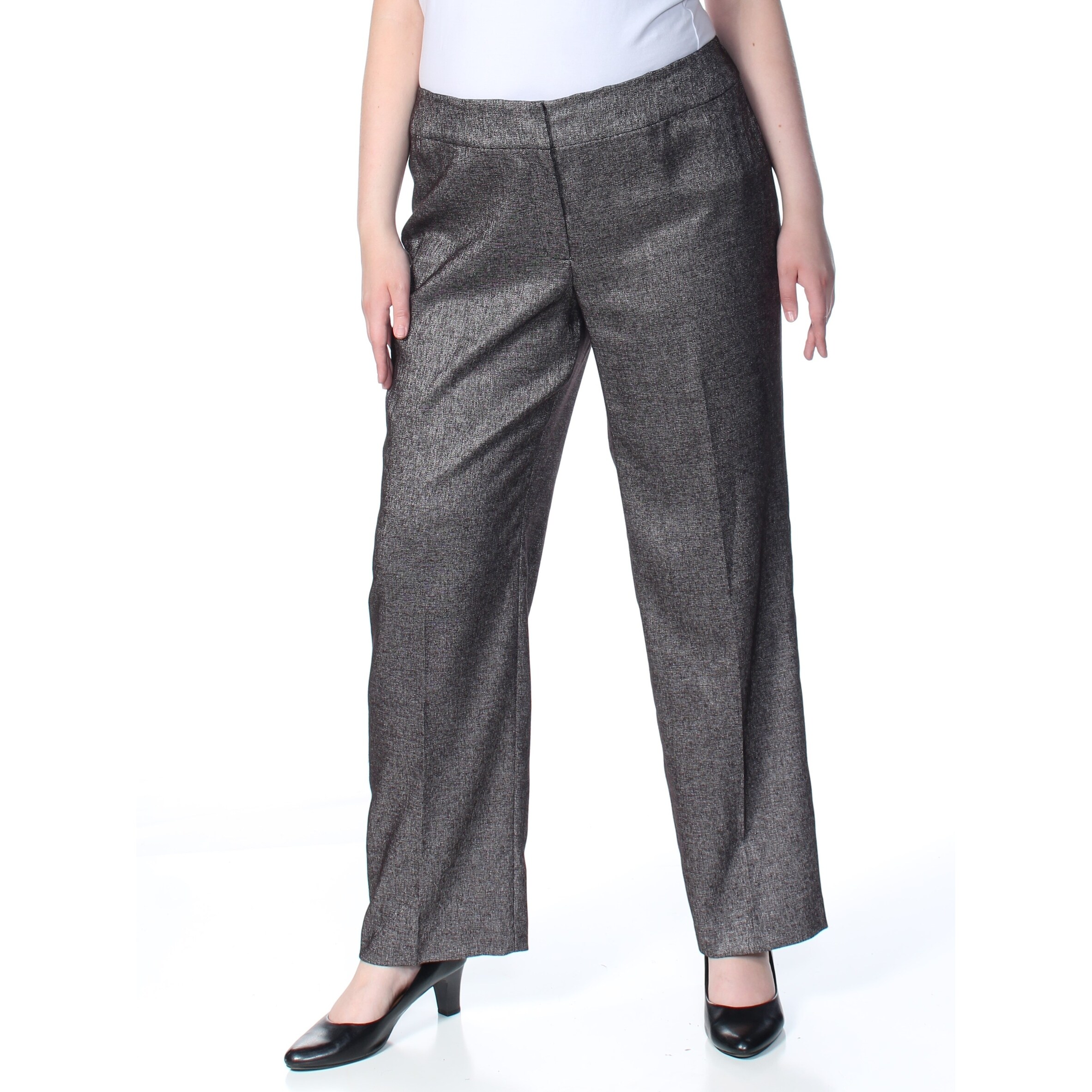 Shop Nine West Womens Black Formal Pants Plus Size 14w
