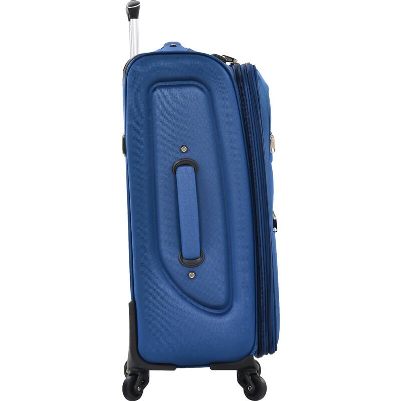 Merax 3 Piece Set Softside Luggage Sets with Spinner Wheels, Expandable Softshell Suitcase Set with Telescopic Handle