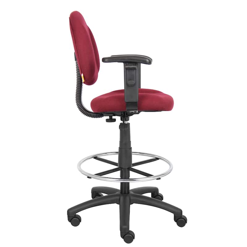 Boss Contoured Comfort Drafting Chair with Arms