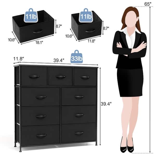 Home Extra Wide Closet Dresser Storage Tower Organizer Unit 9 Drawers Home Extra Wide Closet Dresser Storage Tower Organizer Unit 9 Drawers