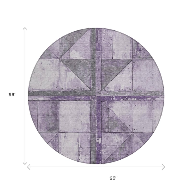 HomeRoots Geometric Transitional Rectangle Outdoor Rug