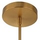 preview thumbnail 14 of 12, Uttermost Wedge 12 Lt LED Brass Chandelier - 40.625"W x 40.625"D x 7.25"H