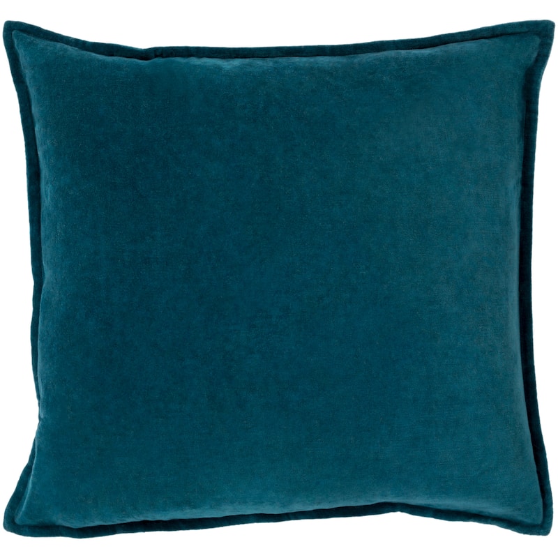 Artistic Weavers Harrell Solid Velvet 22-inch Throw Pillow - Down - Teal