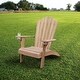 Thumbnail 4, Cambridge Casual Sherwood Oversized Teak Adirondack Chair with Cup Holder. Changes active main hero.