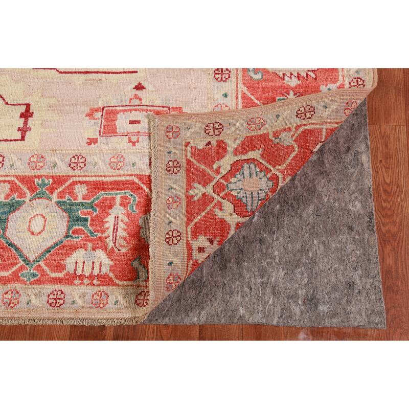 Vegetable Dye Heriz Serapi Oriental Area Rug Hand-Knotted Wool Carpet - 8'0"x 10'1"