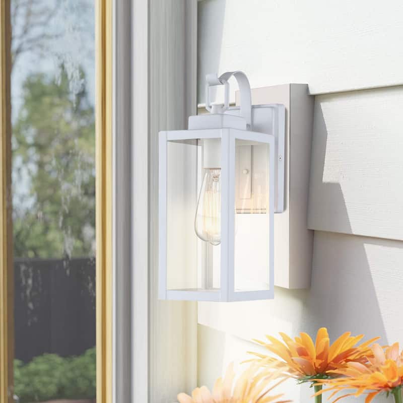 4 PACK 1-Light Outdoor Wall Light Sconce - 5"x6.7"x13.75"