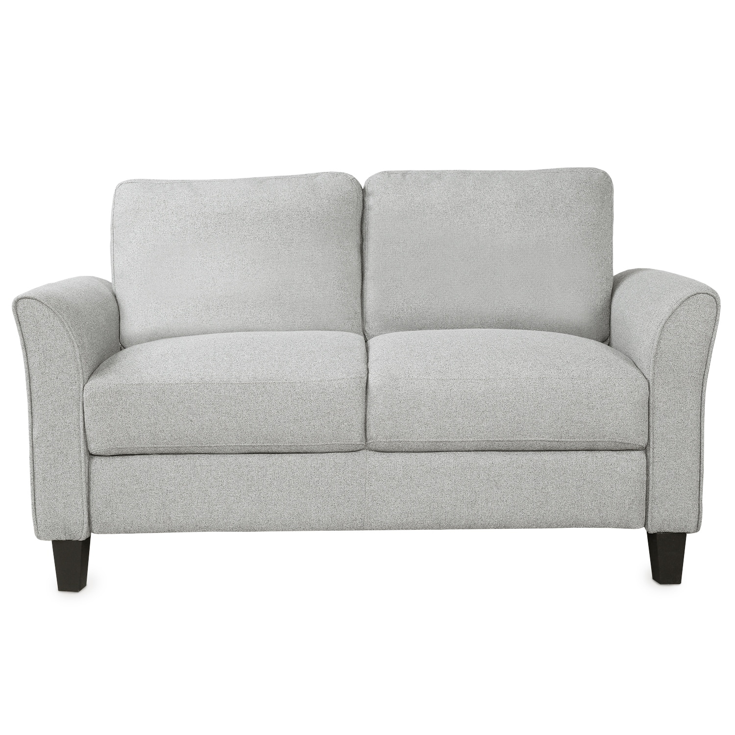 Living Room Furniture Loveseat Sofa Double seat 2 Seater Couch Upholstered Fabric for Small Space Apartment Dorm Office